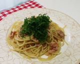 ランチに簡単♪ 梅しそツナパスタ作り方5写真
