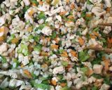 低糖おかず☆簡単もち麦チャーハン作り方5写真