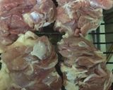 【簡単】鶏モモ肉をすりおろし玉ねぎで作り方2写真