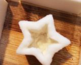 ステンドグラスクッキー風♡飾りハンペン作り方4写真