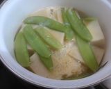 高野豆腐ときぬさやの卵とじ作り方4写真