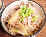 筍と舞茸の炊き込みごはん作り方6写真