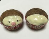 うさ耳カップケーキうさぎ♥チョコパーティ作り方2写真