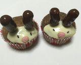 うさ耳カップケーキうさぎ♥チョコパーティ作り方5写真