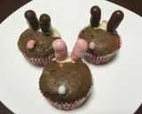 うさ耳カップケーキうさぎ♥チョコパーティ作り方6写真