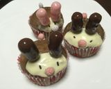 うさ耳カップケーキうさぎ♥チョコパーティ作り方7写真