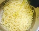 簡単♪ネギと肉味噌の和風スパゲティ〜♡作り方4写真