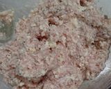 ヘルシー鶏豆腐のネギマヨBIGハンバーグ作り方1写真
