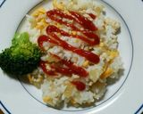 玉ねぎ入り鶏そぼろ弁当。作り方4写真