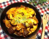 簡単おしゃれ☆茄子ミート焼き作り方9写真