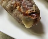 チーズ竹輪の豚肉巻き。弁当♪つまみ作り方9写真