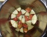 りんごクリームチーズ胡桃レーズンの和え物作り方1写真