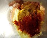 タンドリーチキンでバターチキンカレー。作り方1写真
