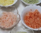 カラフル巻きおにぎり作り方1写真