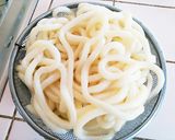 ☆余り物☆うどんのペペロンチーノ風作り方4写真