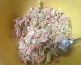 キャベツとひき肉のお焼き作り方2写真