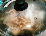 ぼんじりときのこの蒸し焼き★簡単大量消費作り方4写真