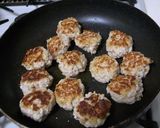 簡単！鶏ひき肉の濃厚なつくね作り方4写真