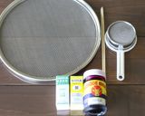 「春の野」練り切り金団製作り方1写真