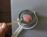 「春の野」練り切り金団製作り方12写真