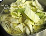 あさりとキャベツのコンソメスープ作り方5写真