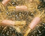 お弁当に！簡単えのきのハム巻き揚げ作り方5写真