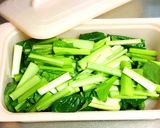 ♡小松菜の和え物〜アーモンドあえ♡作り方1写真