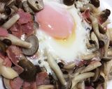 とっても簡単！しめじベーコン〜目玉焼き入作り方8写真