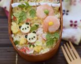【キャラ弁】中華パンダ弁当作り方6写真
