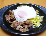 豚こまガリバタ照り焼き☆半熟目玉焼きのせ作り方7写真