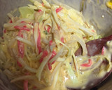 まさかの？だし巻き風お好み焼き作り方1写真