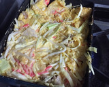 まさかの？だし巻き風お好み焼き作り方2写真