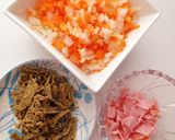 炊飯器で簡単♥️カレールーでカレーピラフ作り方2写真