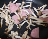 スナップえんどうとしめじの炒め物作り方2写真