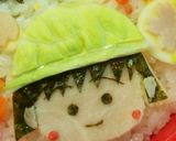 キャラ弁☆ちびまるこちゃん作り方3写真