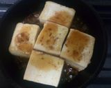 スキレットで☆おつまみ甘辛豆腐ステーキ作り方4写真