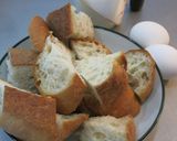 フランスパンのフレンチトースト作り方1写真