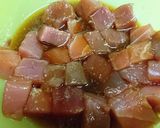 ぷちぷち食感【漬マグロの海ぶどうのせ】♪作り方2写真