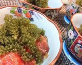 ぷちぷち食感【漬マグロの海ぶどうのせ】♪作り方6写真