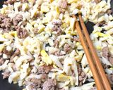 筍と豚ひき肉の味噌生姜炒め作り方3写真
