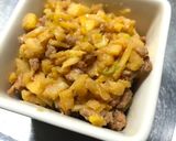 筍と豚ひき肉の味噌生姜炒め作り方5写真