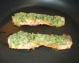 魚・鮭の簡単粉チーズ・パセリ・バター焼き作り方8写真