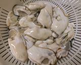カキの甘辛煮。作り方1写真