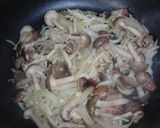 パンチェッタときのこのクリームパスタ作り方4写真