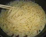 パンチェッタときのこのクリームパスタ作り方7写真