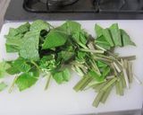 ご飯がすすむ★葉わさびの醤油漬け作り方1写真
