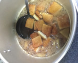 簡単！たけのこと揚げ半の煮物♪作り方3写真