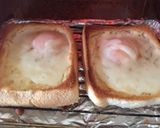 半熟卵のチーズトースト作り方4写真