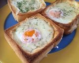半熟卵のチーズトースト作り方6写真