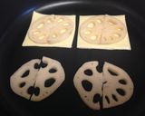 簡単!レンコンのチーズ焼き。おつまみに♪作り方2写真